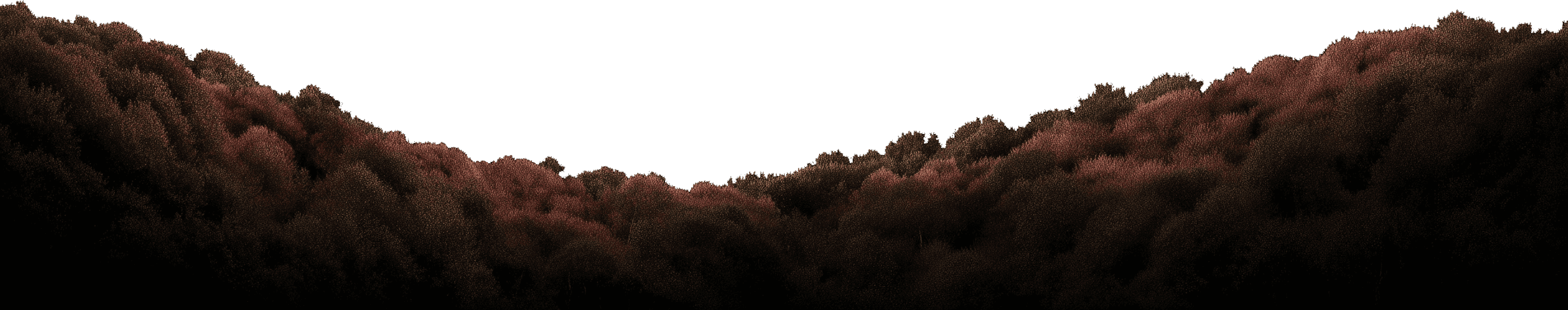 Foreground rolling landscape hills